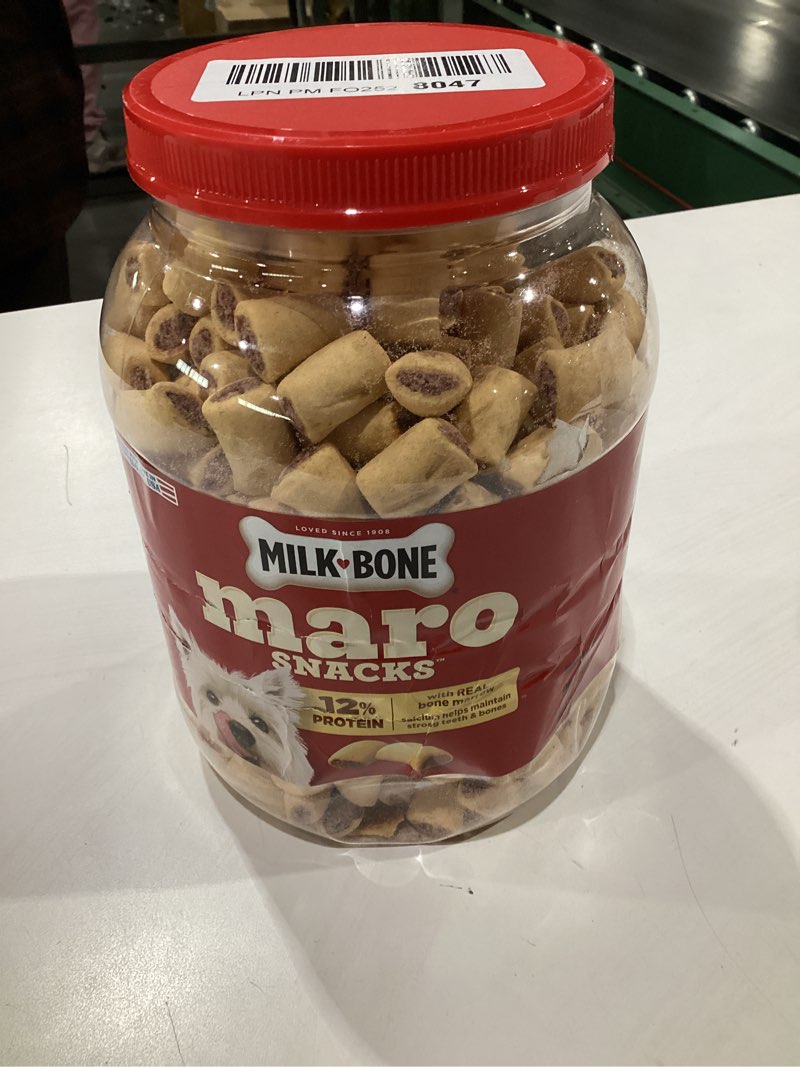 Condition photo showing Good Condition for Milk-Bone MaroSnacks Dog Treats, Beef, 40 Ounce with Real Bone Marrow and Calcium