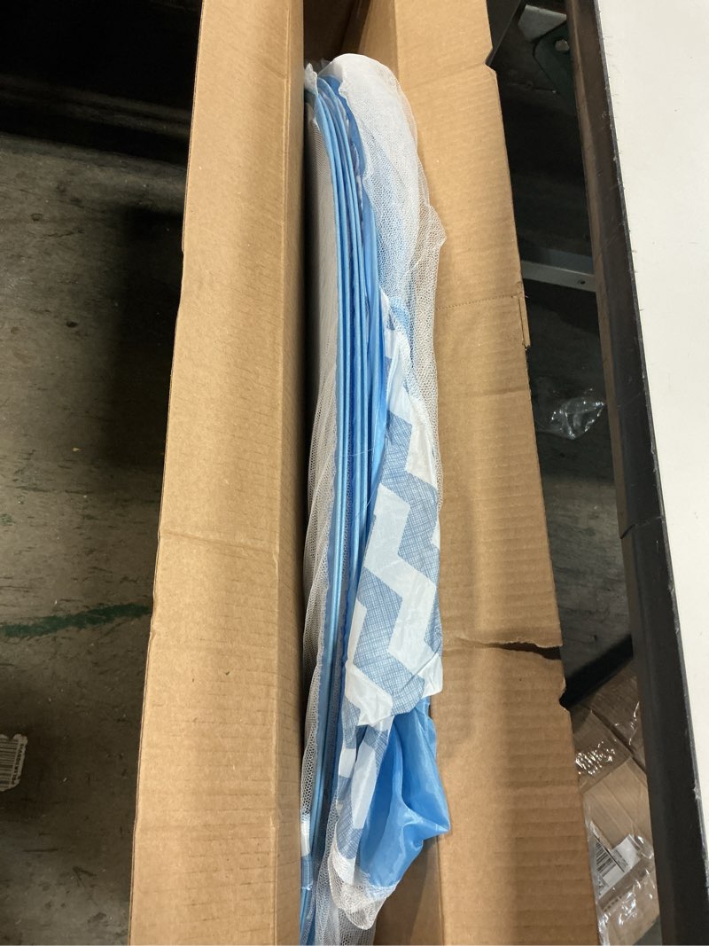 Condition photo showing Good Condition for CdyBox Folding Mosquito Net Tent Canopy Curtains for Beds Home Bedroom Decor (Blue, 1.8X2.0m) H-186 70.9"W x 78.7"L (Pack of 1)