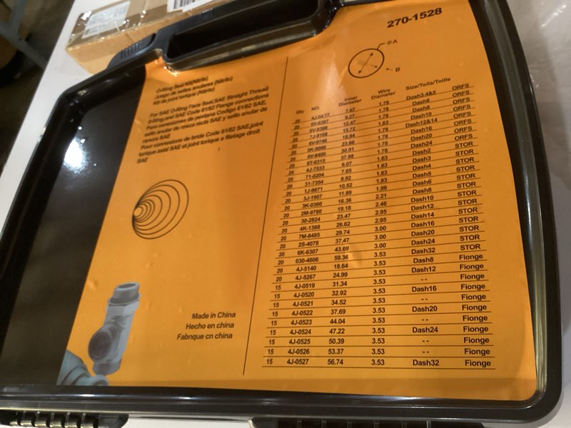  PupShark 270-1528 Nitrile O-Ring Seal Kit