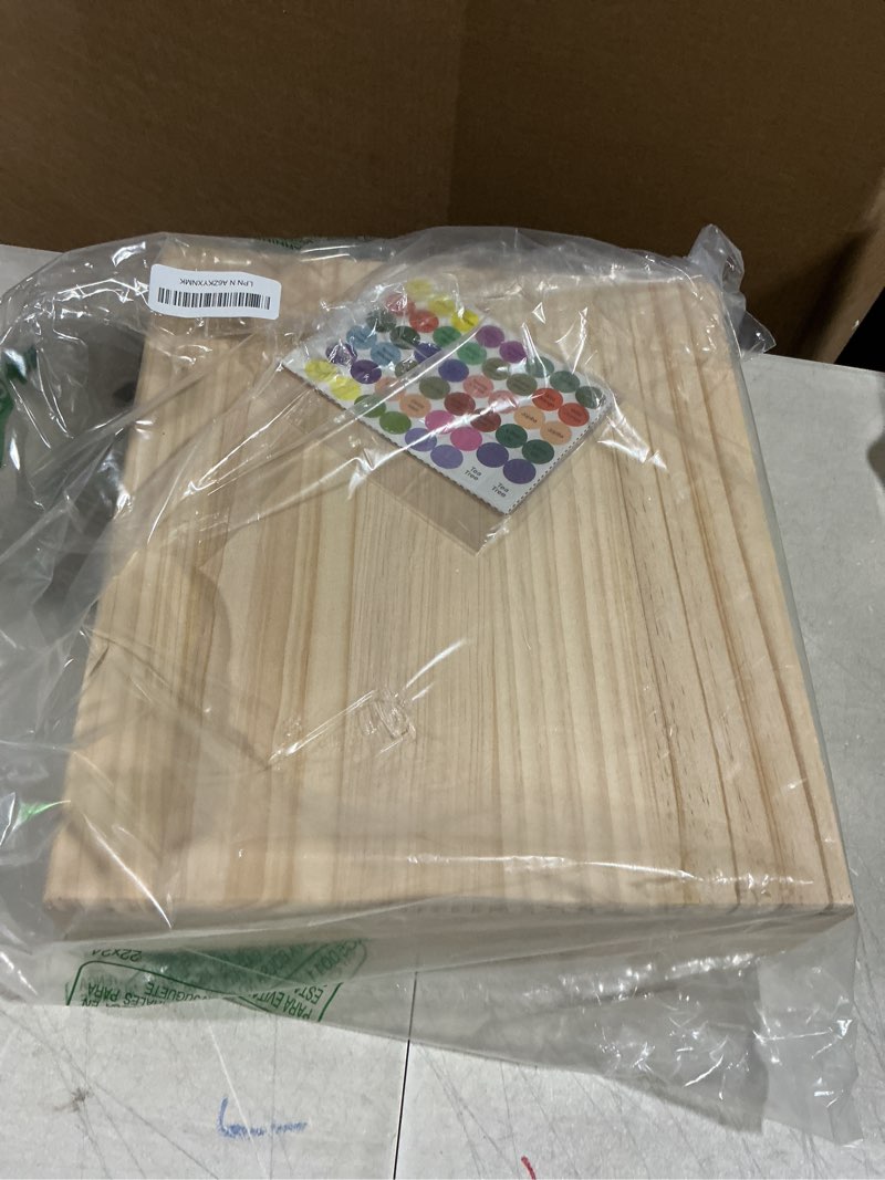 Condition photo showing As Is for Pure Vie Wooden Essential Oil Storage Box Travel Organizer Case with Bottle Cap Label - Aromatherapy Nail Polish Fragrance Container, Holds 72 Bottle for 5-15ml - Keep Scented Oil Safe & Space Saver 72 slots