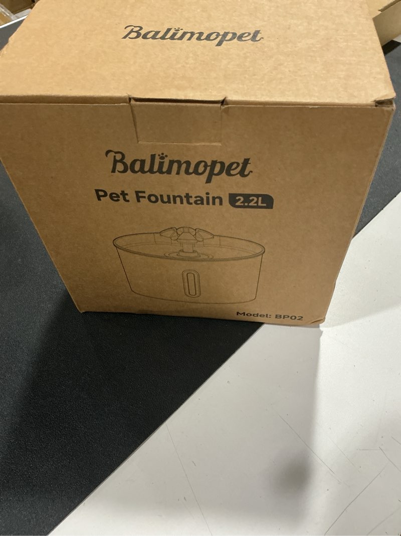 Condition photo showing New/Like New for Cat Water Fountain Stainless Steel - 74oz/2.2L Pet Gift Dog Water Dispenser Automatic Silent Cats Di