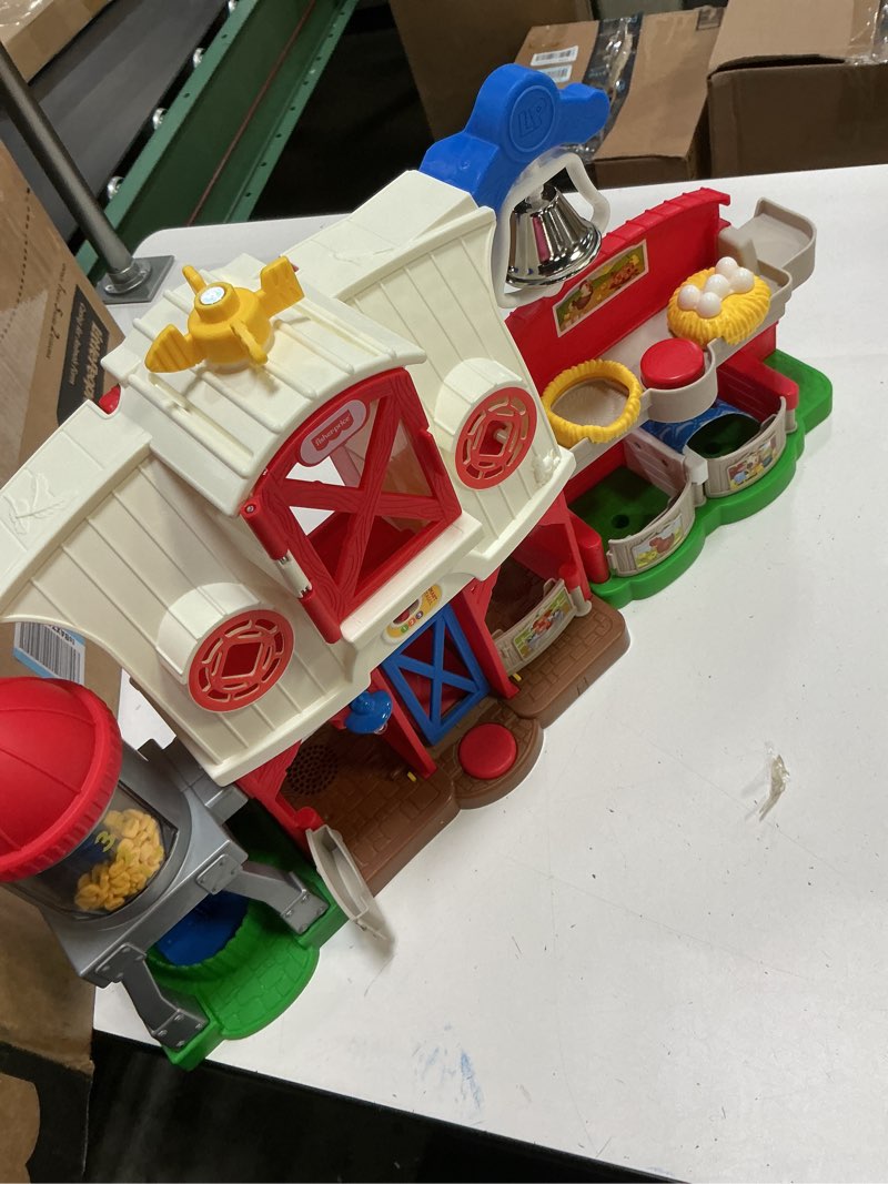 Condition photo showing Good Condition for Fisher-Price Little People Toddler Learning Toy Caring for Animals Farm Playset with Smart Stages for Pretend Play Kids Ages 1+ Years?