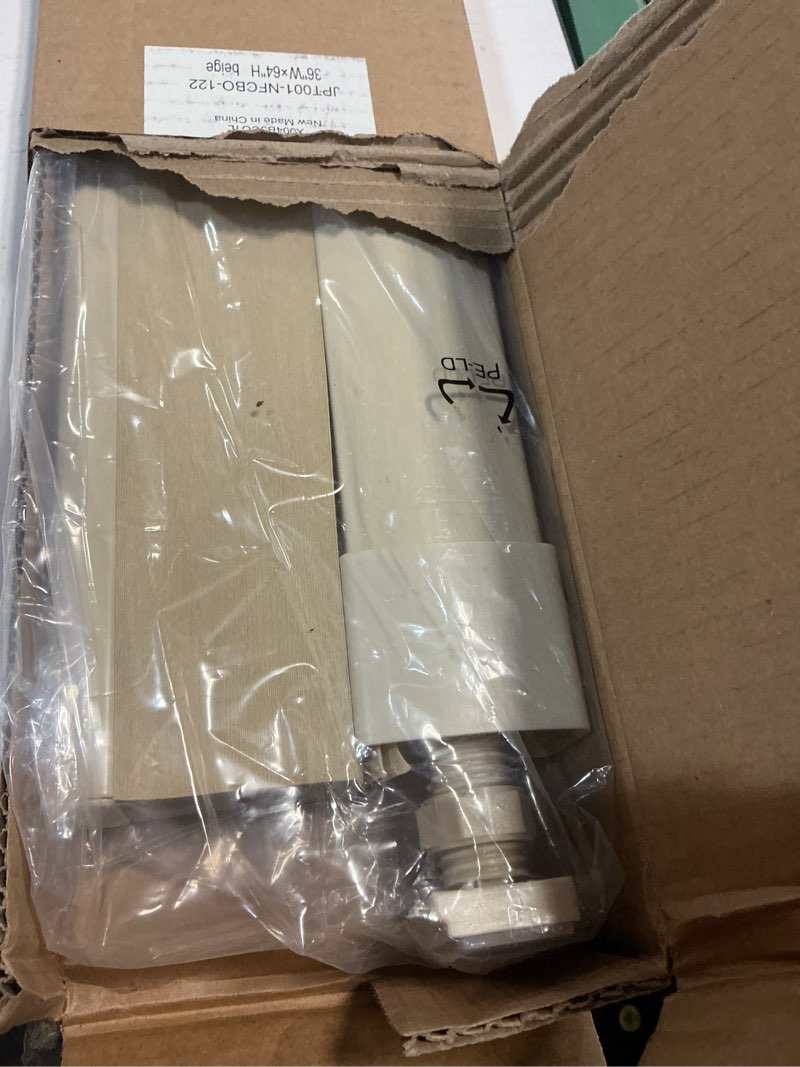 Condition photo showing New/Like New for lazblinds no tools no drill cordless cellular shades, blackout light blocking honeycomb shades for home, thermal insulation blinds for windows, 20\" w x 48\" h, beige blackout-beige 20\" w x 48\" h