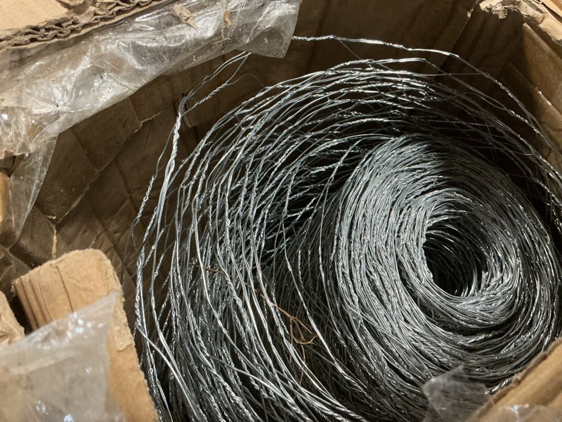 Condition photo showing As Is for hostic 4ftx150ft chicken wire netting 2in mesh galvanized wire hexagonal fencing for poultry garden fence barrier