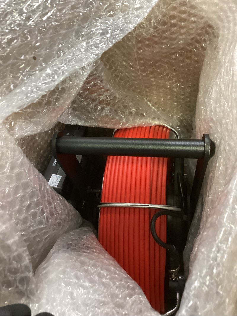 Condition photo showing As Is for Sewer Pipe Inspection Camera, 4.3" IPS Monitor 16GB TF Card DVR, IP68 1200TVL HD Camera 30M/100FT Fiberglass Cable, 5600mAh Battery Night Vision, for Home/Contractor/Plumber