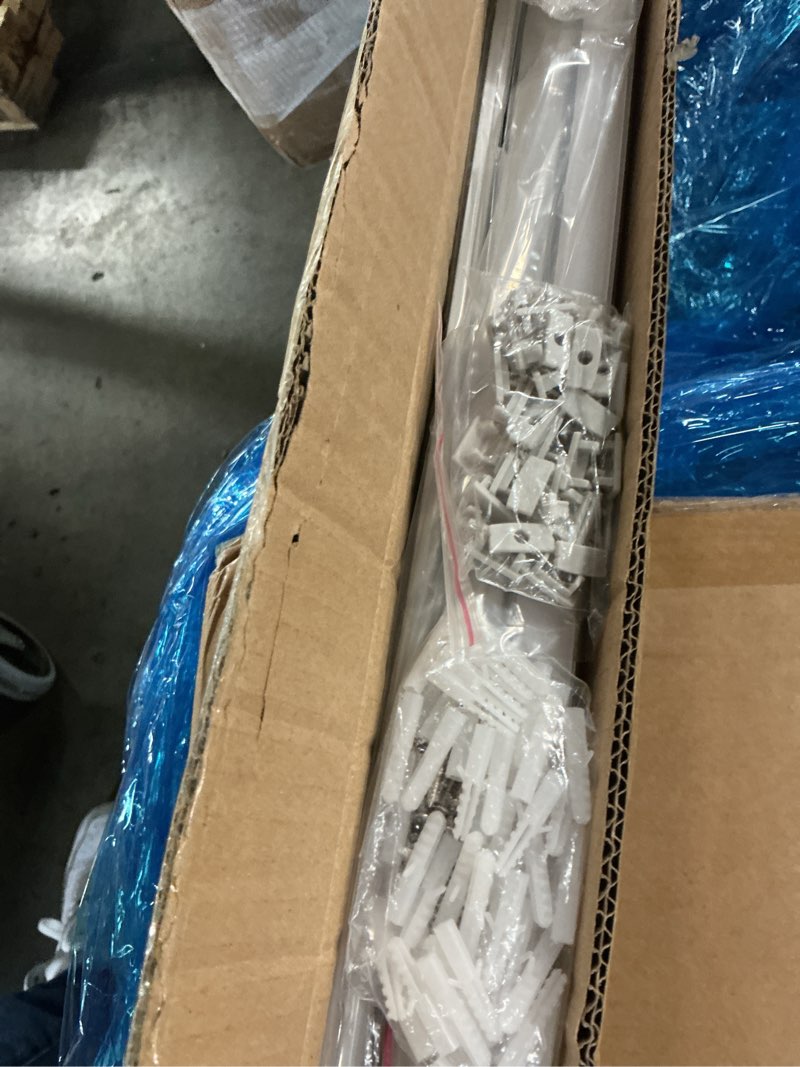 Condition photo showing Good Condition for hunhun 10-pack 6.6ft/ 2meter u shape led aluminum channel system with milky cover, end caps and mounting clips, aluminum profile for led strip light installations, very easy installation