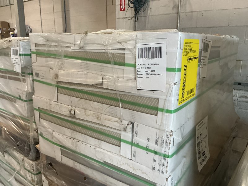 Condition photo showing New/Like New for del conca 17wo75 gray 6"x24" porcelain tile | builders grade [15.51 sf / box]