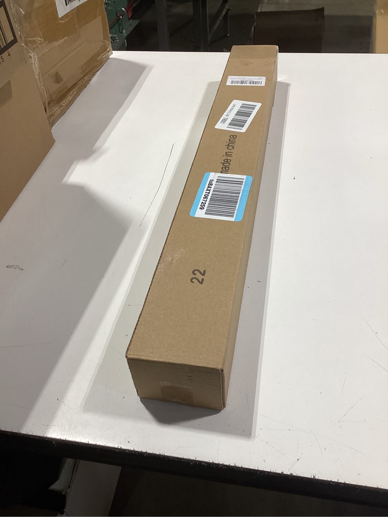 Condition photo showing New/Like New for chrisdowa cordless blackout roller shades for windows, thermal insulated uv protection pull down shades, total blackout window blinds for home, office, bedroom, door (22" w x 72" h, black) 22"w x 72"h black