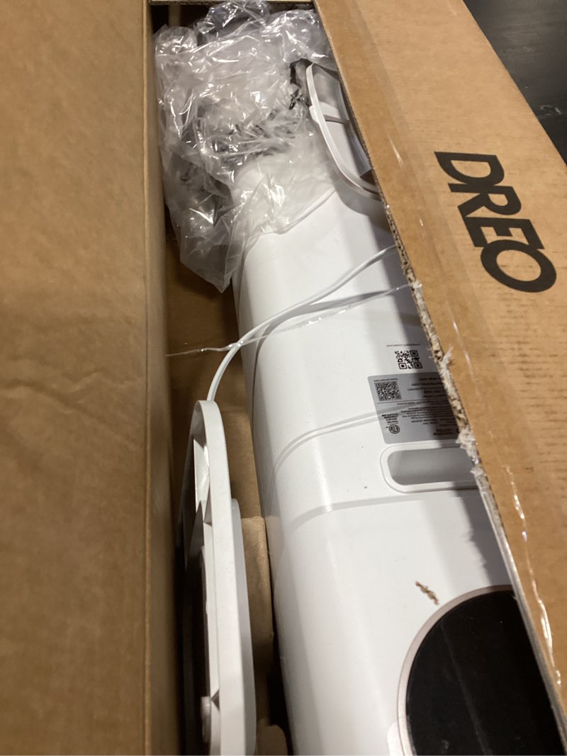 Condition photo showing As Is for dreo hm735s 11l smart humidifier large room 700 ft², 100h cool mist air humidifiers for bedroom, top-fill, clean tank technology, 26db, auto mode, aroma box, rgb, remote & app control, baby, white