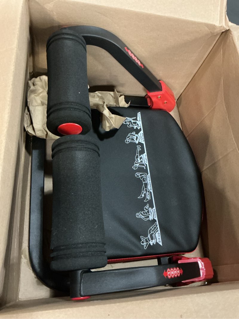 Condition photo showing Good Condition for DERACY Sit Up Exercise Equipment, Adjustable Ab Machine, Multi-Functional Sit Up Machine, Ab Workout Equipment, Ab Trainer Machine for Women Men RED