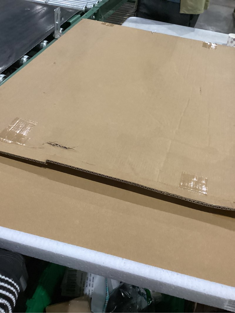 Condition photo showing New/Like New for one wall 18x24 inch floating frame, black wood double glass float picture frame display 11x14/11x17/12x18/13x19/16x20 photos plant or petal specimens for wall hanging - mounting kit included black 18x24