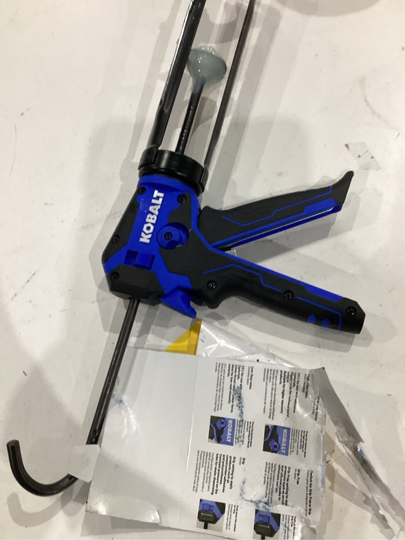 Condition photo showing Good Condition for kobalt dual thrust 10 -oz anti-drip smooth rod caulk gun