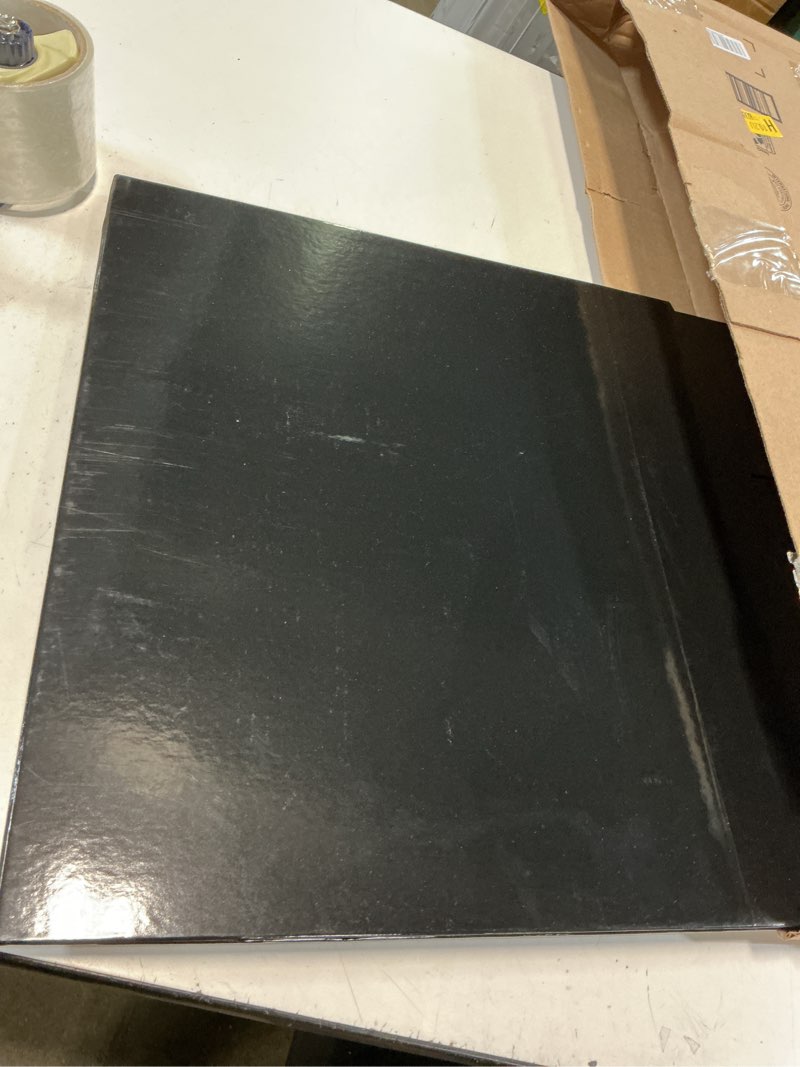 Condition photo showing As Is for 1 pcs black extra large gift box with lid, 16.5 x 13 x 5.3 inches, hard magnetic giant gift boxes for presents clothes robe wedding dress sweater,reusable foldable bridesmaid proposal box 16.5x13x5.3inch-glossyblack-pack of 1
