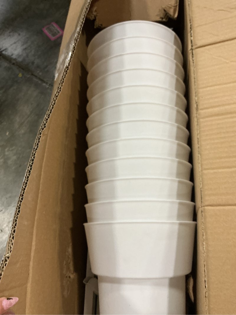 Condition photo showing Good Condition for flower display stand with 12 buckets, white flower cart with wheels 3 layers metal flower bar stand moving flower stand florist bouquet shelf for weddings party ceremony indoor outdoor garden 35.43"l x 23.62"w x 41.34"h white