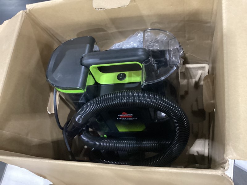 Condition photo showing Good Condition for bissell little green hydrosteam multi-purpose portable carpet and upholstery cleaner, car and auto detailer, 3618