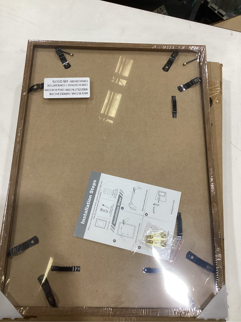 Condition photo showing New/Like New for oak wood frame