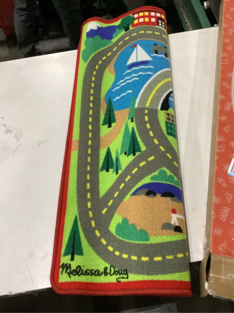 Kids Carpet Car Play Rug, City Life Traffic Road Kids Rug Playmat,Non Slip Children Educational Game