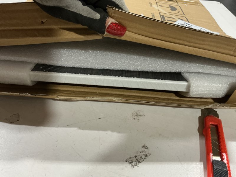 Condition photo showing New/Like New for BUYIFY Folding Lap Desk, 23 Inch Portable Wood Black Laptop Bed Desk Lap Desk with Cup Holder, for Working Reading Writing, Eating, Watching Movies for Bed Sofa Couch Floor