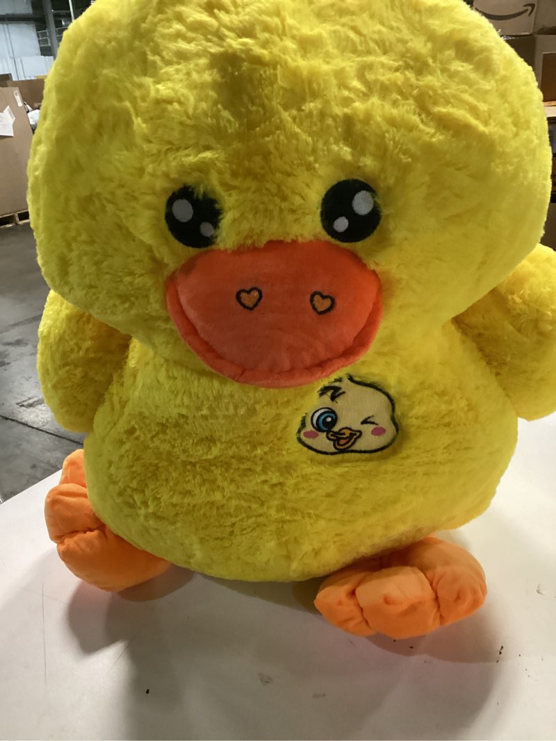 Condition photo showing Good Condition for IKASA Large Duck Stuffed Animals Giant Soft Plush Toy,19" Cute Huge Jumbo Fluffy Plushy Big Size Fat Plushie,Gifts for Kids(Yellow, 19 inches) Duck Giant
