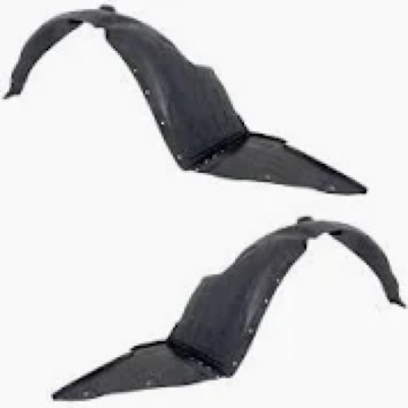 TRQ Front Inner Fender Liner Set Compatible with 2014-2015 Kia Optima KI1248131 KI1249131