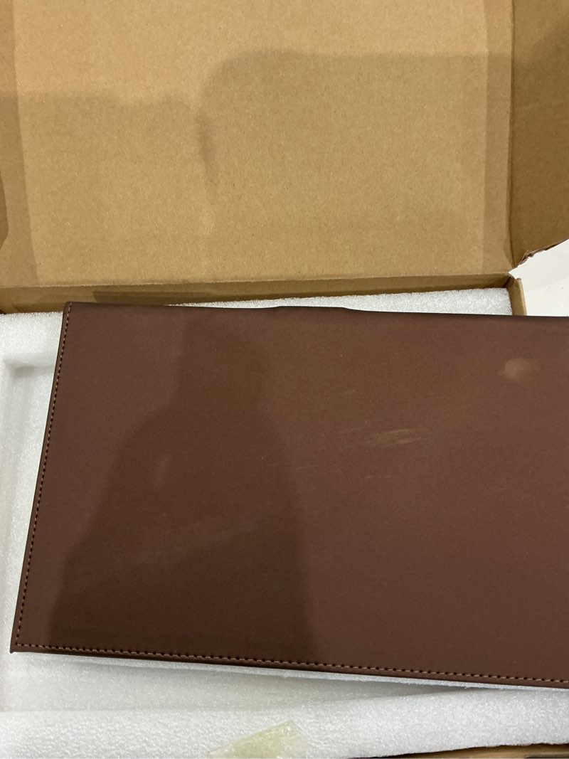 Condition photo showing Good Condition for adjustable face down mirror for vitrectomy recovery - 10" x 7", brown, watch tv during eye surgery recovery