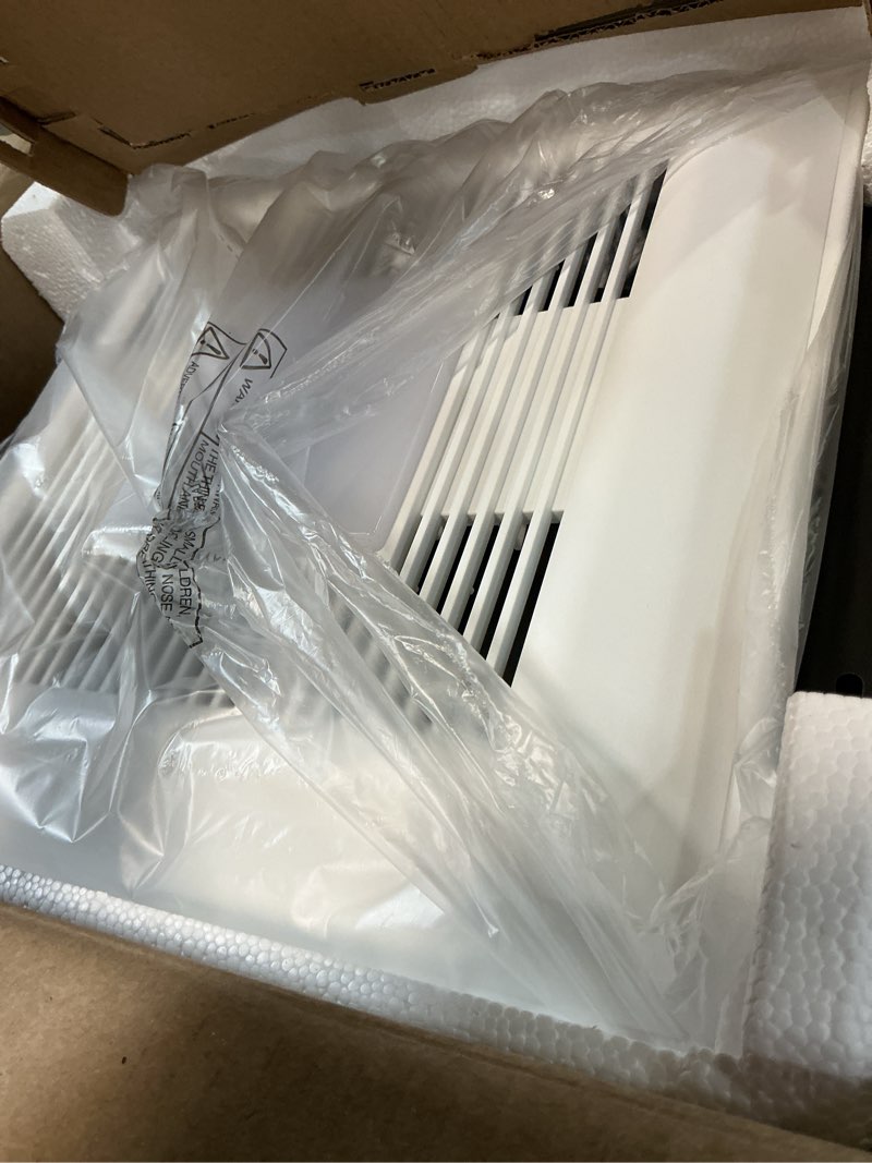 Condition photo showing Good Condition for panasonic whisperfit dc/led, pick-a-flow 50,80,110 cfm energy star quiet ceiling bathroom exhaust fan, flex-z fast install bracket