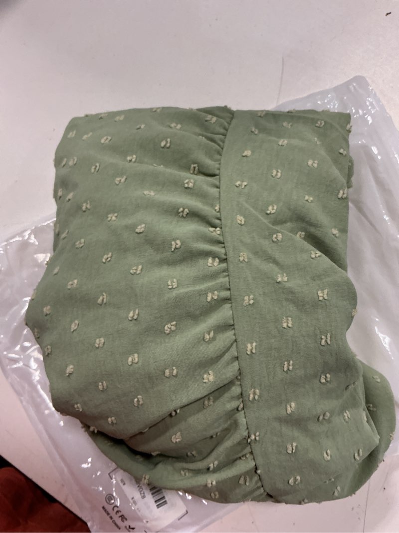 Condition photo showing Good Condition for mascomoda womens summer swiss dot maxi dresses wrap v neck flutter short sleeve boho casual flowy long wedding guest dress