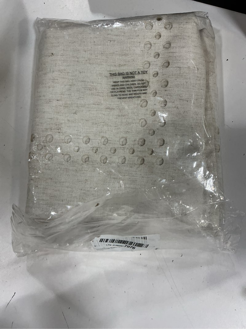 Condition photo showing Good Condition for rustic farmhouse square tablecloth heavy duty fabric 100% cotton - washable dining table cover - ideal for dinner party wedding christmas holidays everyday use table linen 60x60 white 60x60 inches white