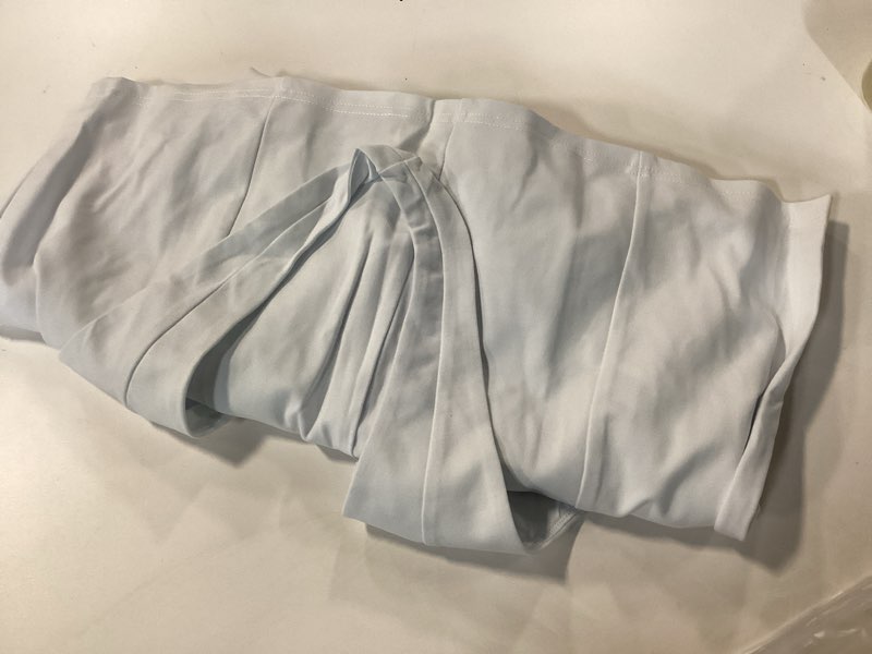 Condition photo showing Good Condition for XXTAXN Women's Sexy V Neck Sleeveless A-Line Club Party Work Backless Zipper Mini Dress White Small