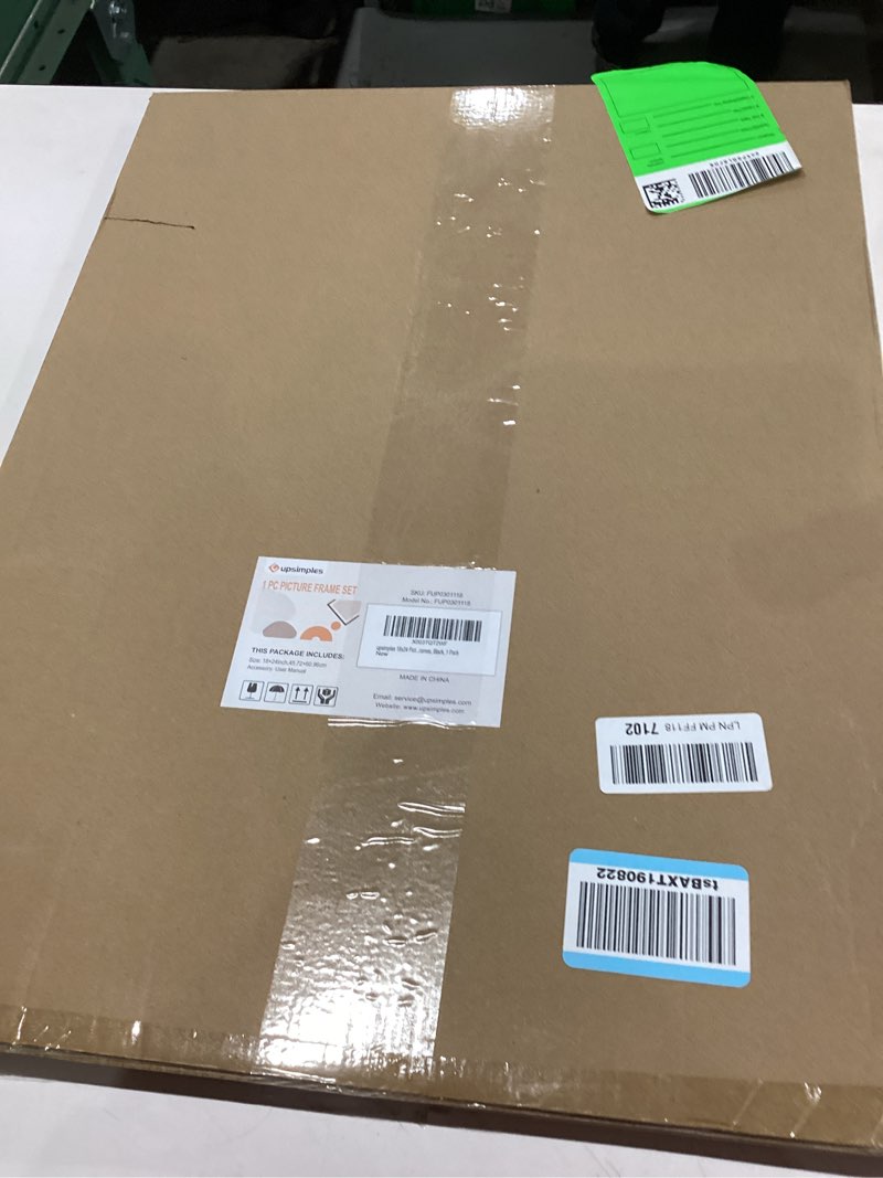 Condition photo showing Good Condition for upsimples 18x24 Picture Frame, Display Pictures 16x20 with Mat or 18 x 24 Without, Wall Hanging Poster Frames, Black, 1 Pack