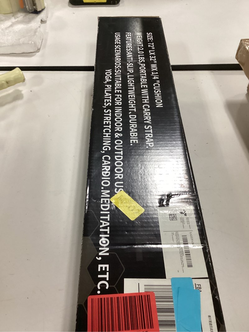 Condition photo showing New/Like New for LOLLIPOP Thick Yoga Mat, Non-Slip Exercise Mat for Yoga, Pilates, Stretching Fitness & Exercise Mat with Easy-Cinch Carrier Strap 32" Pro Witch Lollipops