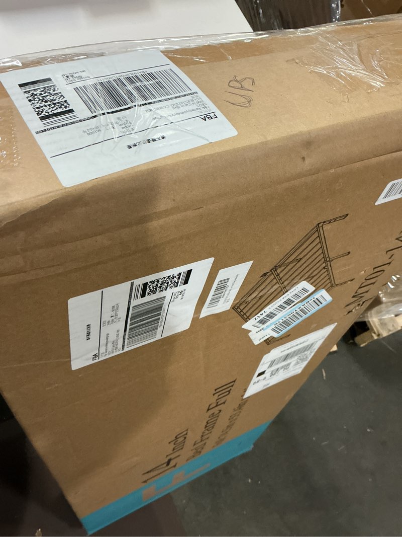 Condition photo showing Good Condition for FUIOBYVV Full Size Bed Frame, 14 Inch Heavy Duty Metal Platform Bed Frame Full Support Up to 3500 lbs, No Box Spring Needed,Headboard Holes,Steel Slat Support,Noise Free,Easy Assembly Full 14 inch