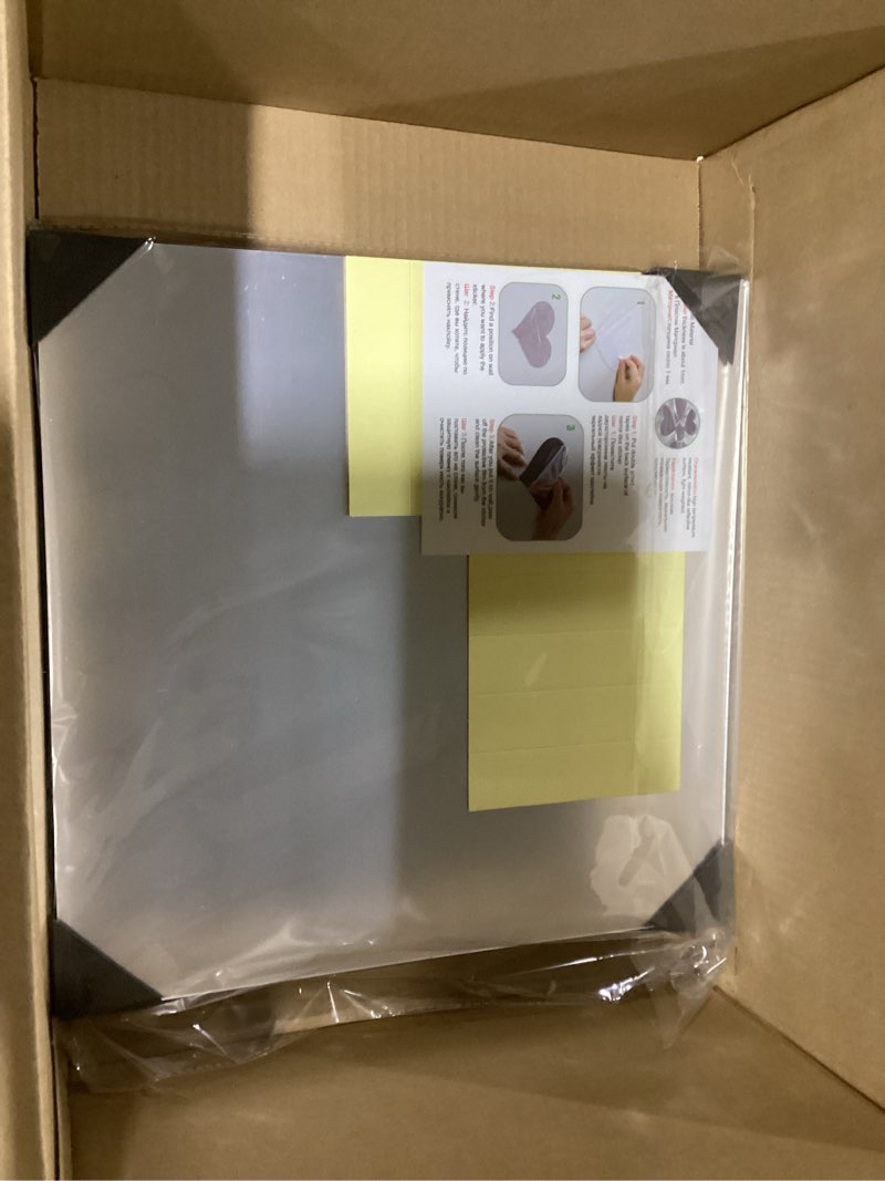 Condition photo showing Good Condition for 4 Pack Acrylic Mirrors for Wall,14 x 14 Inch Self Adhesive Frameless Small Mirror Tiles, Flexible Plastic Mirror Sheets for Bedroom Home Gym Door (14 * 14 inch) 14*14 inch