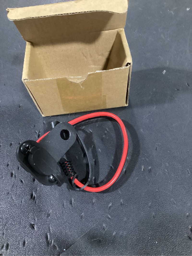 Condition photo showing Good Condition for motorcycle battery charger bracket fit for harley road glide fltrx & street glide flhx 2024-2025, 304 stainless steel stealth sae charging port mount with cable holder, external charger connector