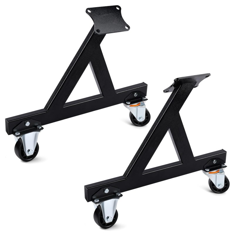 LEQEE Engine Stand for LS Engines Cradle Compatible with V8 Engine 2 PCS LS Engine Rolling Storage S