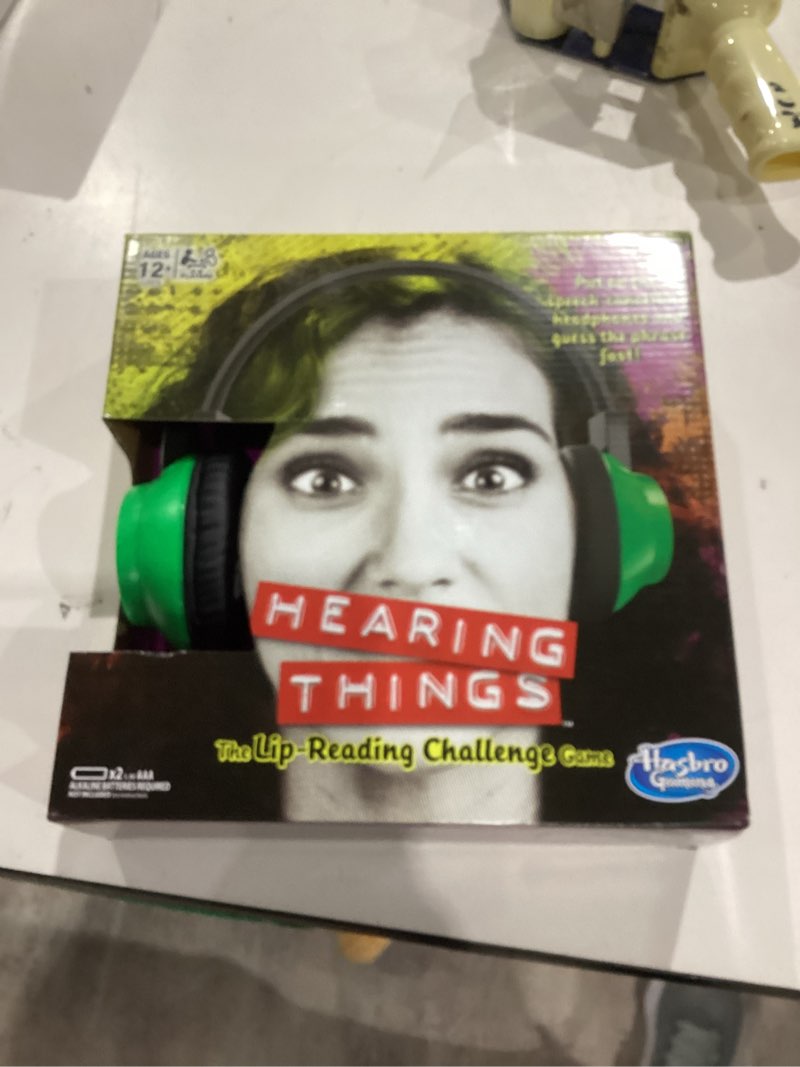 Condition photo showing Good Condition for hasbro hearing things game