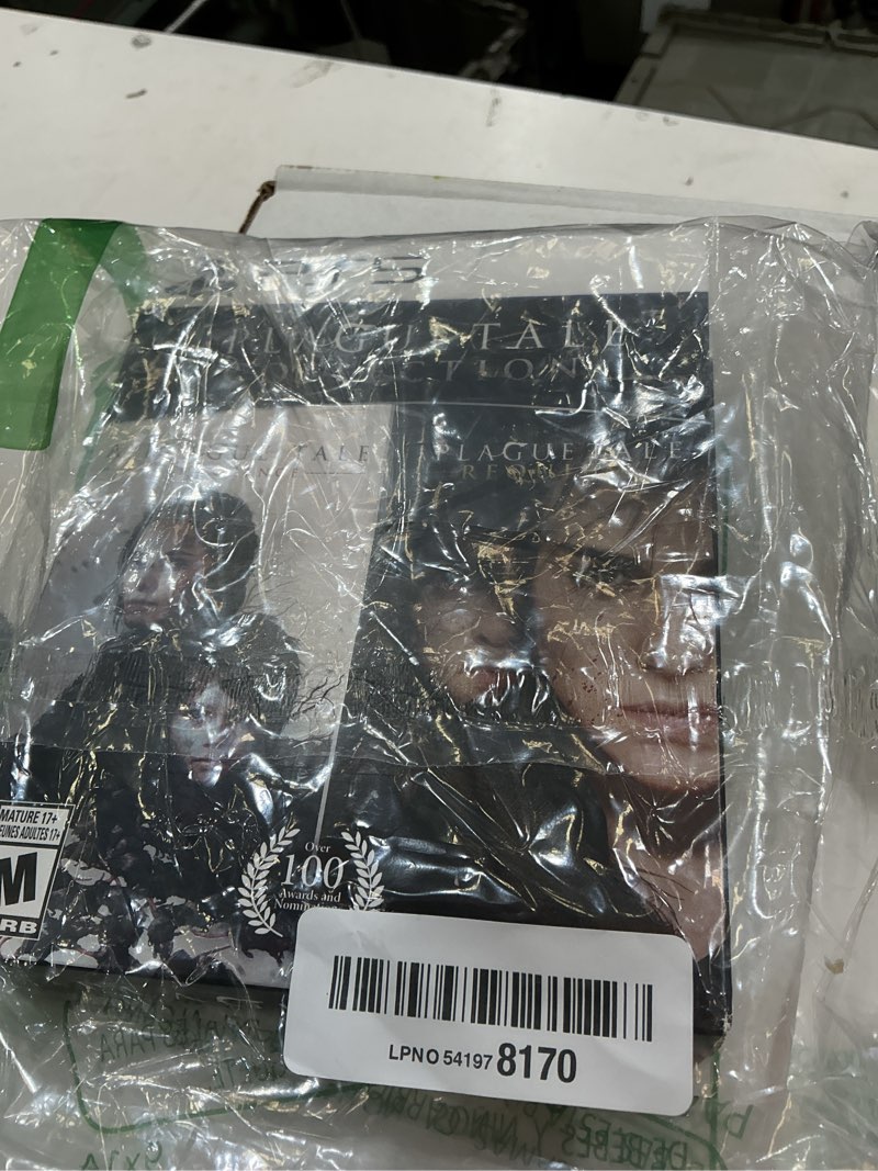 Condition photo showing New/Like New for a plague tale collection ps5