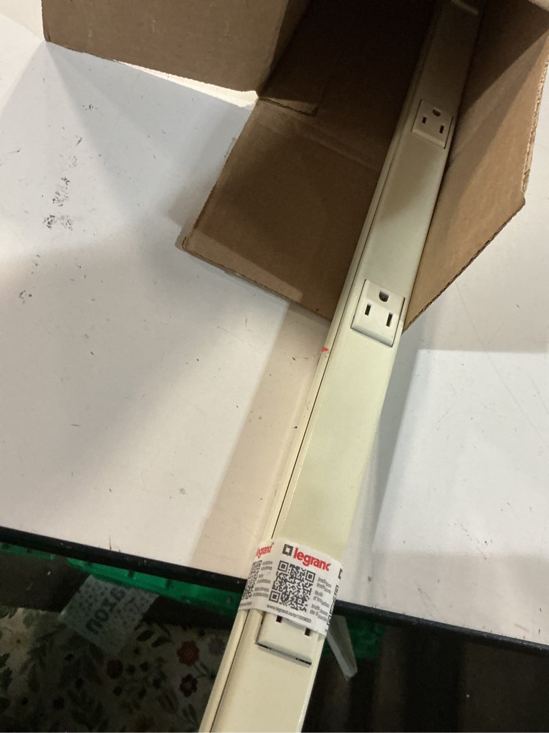 Condition photo showing Good Condition for legrand - wiremold kit cordmate, organizer and hider, cover, concealer, and protector for wall, single cord, cmk10, paintable organizer cordmate i, 36 inch