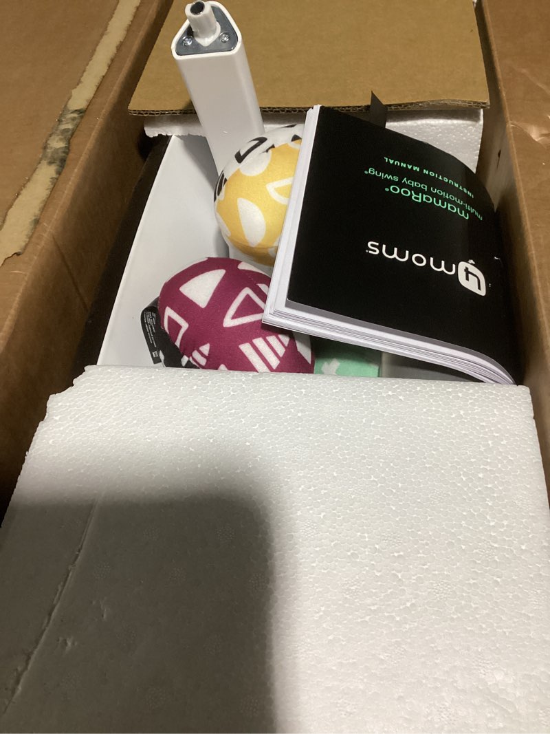 Condition photo showing New/Like New for 4moms MamaRoo Multi-Motion Baby Swing, Bluetooth Enabled with 5 Unique Motions, Grey