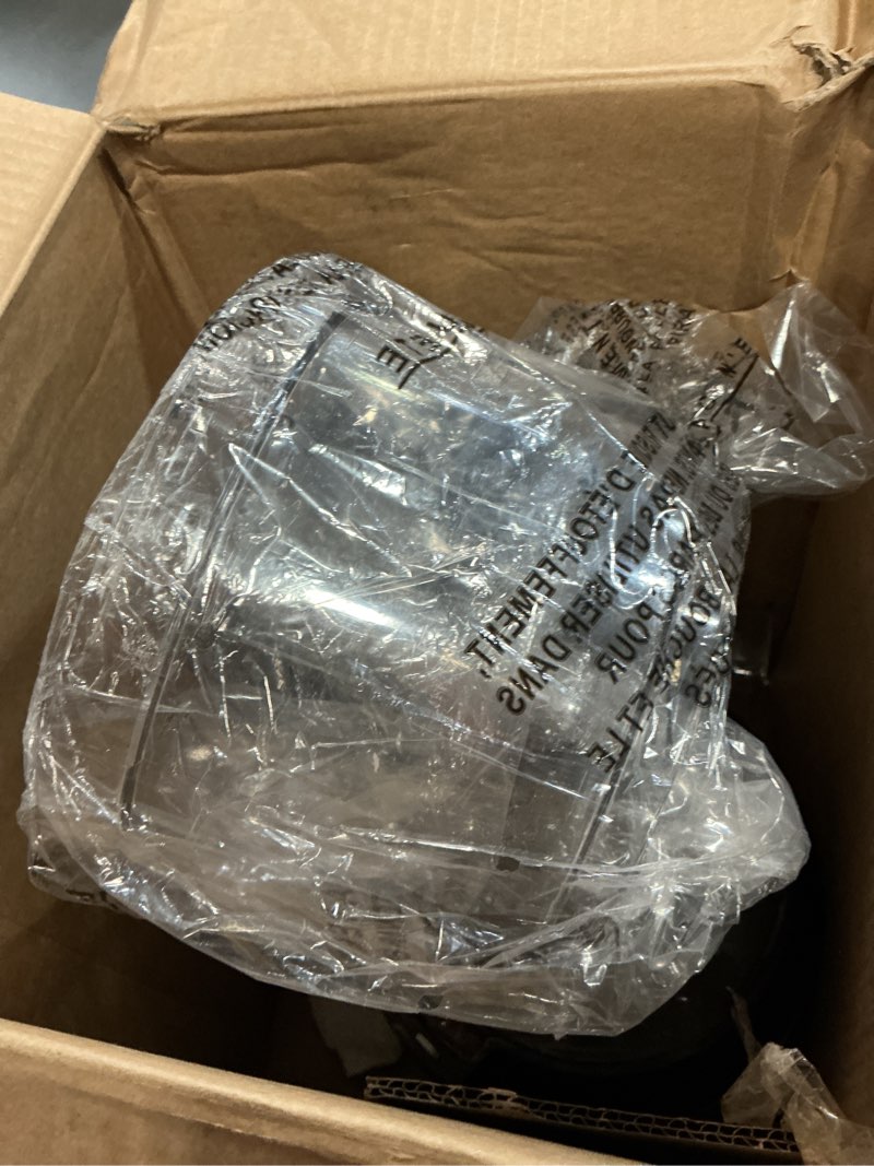 Condition photo showing As Is for hamilton beach bowl scraper 10 cup food processor - black 70730