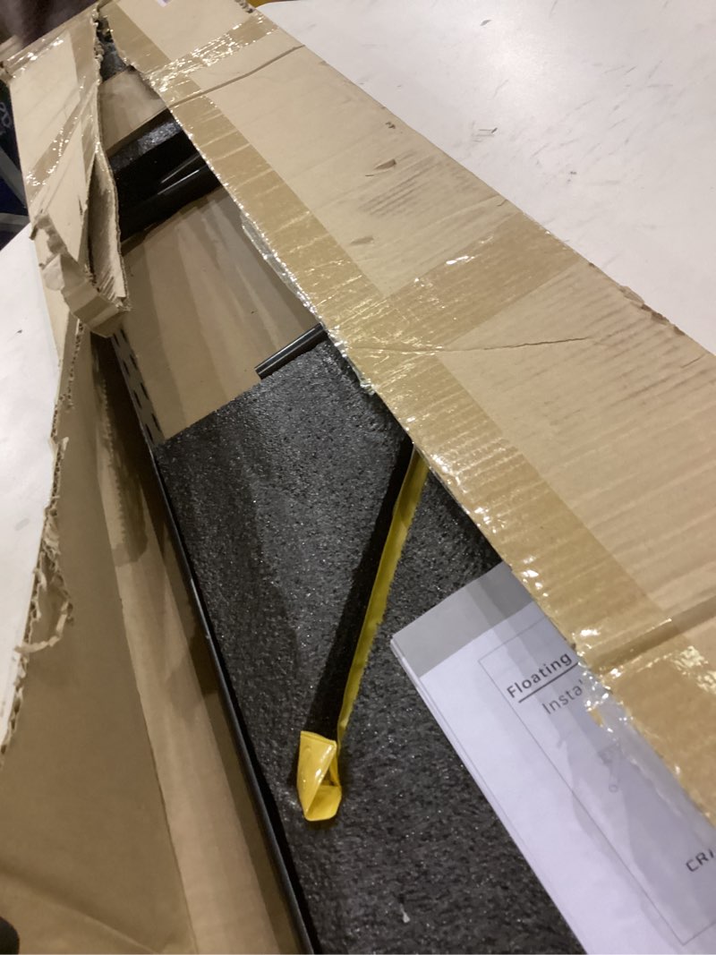 Condition photo showing Good Condition for 2pcs Floating Shelf Hardware Heavy Duty Hidden Shelf Brackets Support,Wall Mounting Invisible Floating Shelves Bracket with Jig (46" x 6" x 1.5")