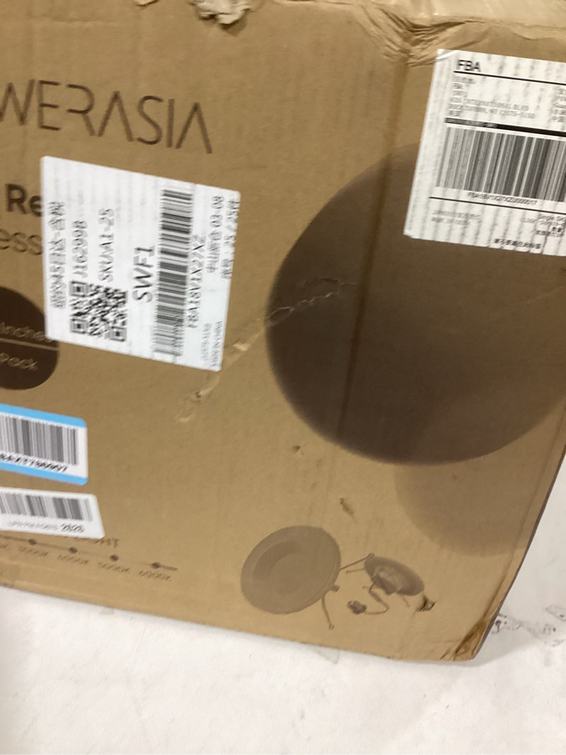 Condition photo showing Good Condition for 24 Pack 5/6 Inch LED Can Lights with Night Light, 5CCT Retrofit Recessed Lighting Selectable 2700K-6000K Dimmable, 12W=75W, 1200LM Downlight with Metal Smooth Trim - ETL and Energy Star 5CCT+NT-WH 24PACK-6IN