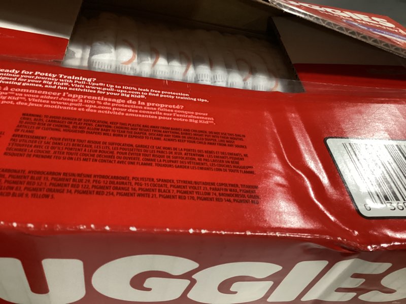 Condition photo showing New/Like New for Huggies Little Movers Baby Diapers, Size 4 (22-37 lbs), 66 Ct, Packaging May Vary Size 4 66