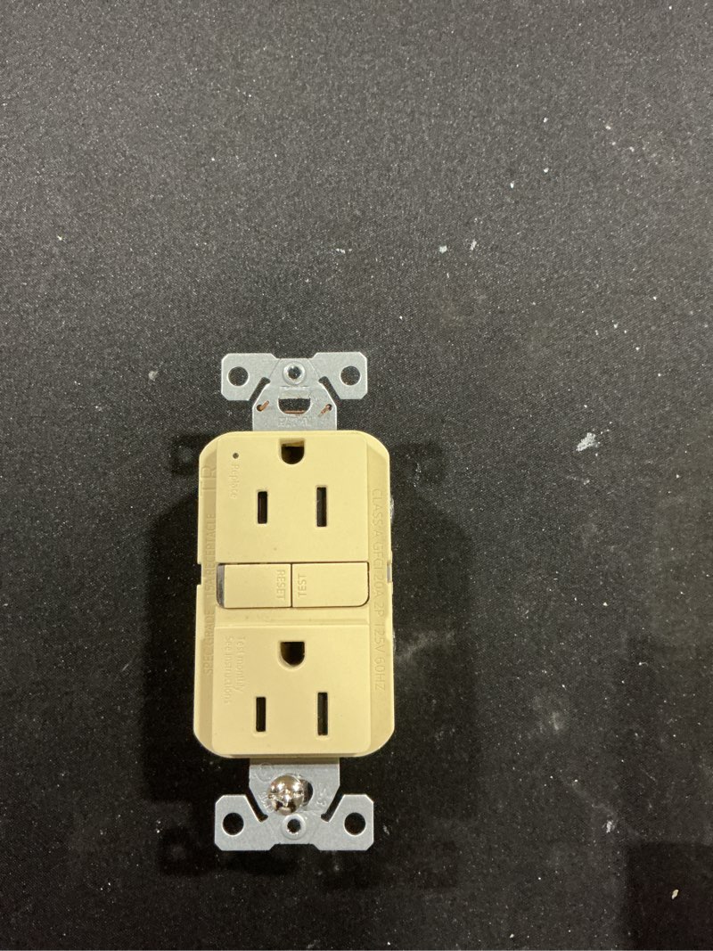Condition photo showing item condition for Eaton TRGF15V Slim Tamper Resistant GFCI Receptacle 15A 125V, Ivory