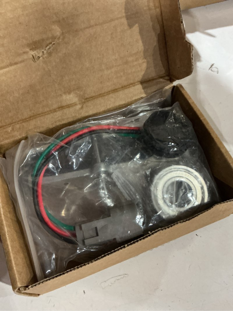 Condition photo showing As Is for clubrally club car speed sensor and ge magnet kit for golf cart ds iq & precedent with ge motor only oem#102265601 120402100 black and silver