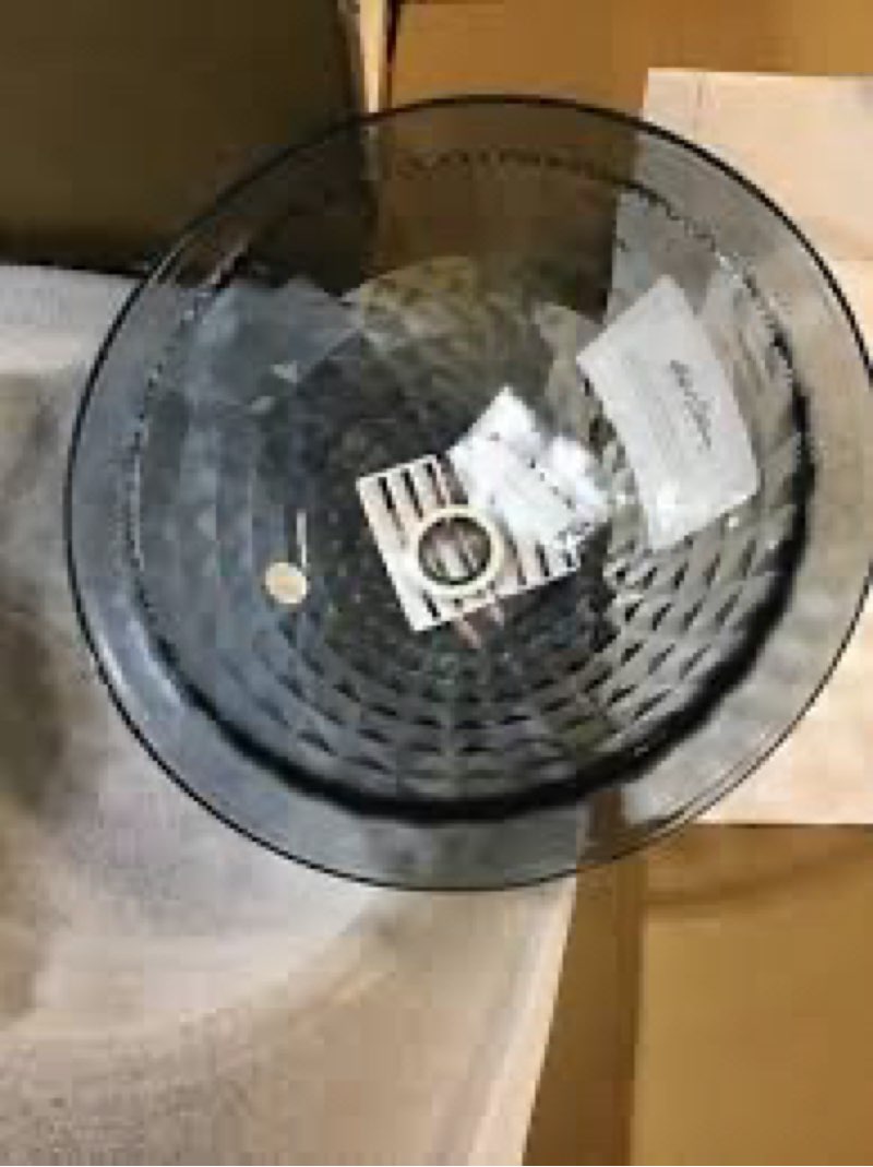 Kohler artist addition glass bowl sink