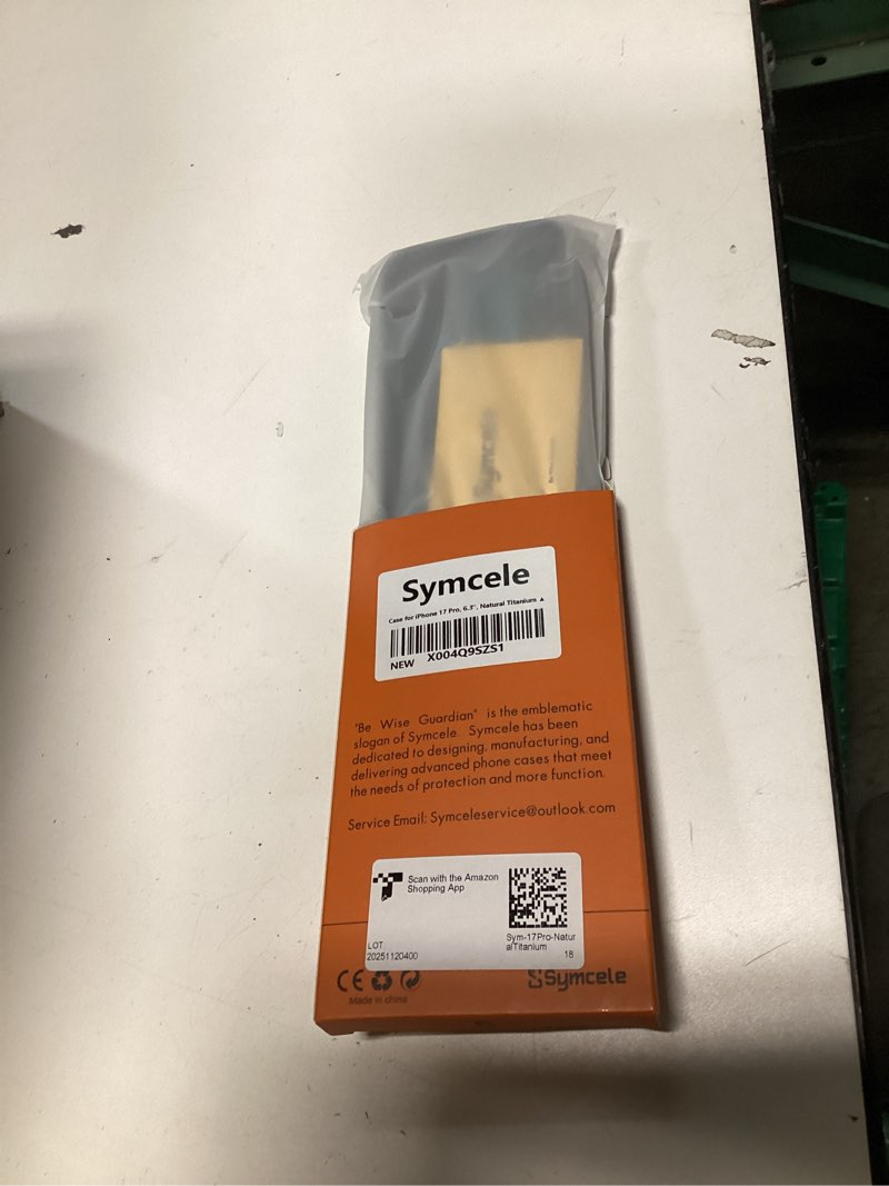 Condition photo showing New/Like New for Designed for iPhone 17 Pro Case, Compatible with MagSafe, [Camera Protection] [15FT Military Drop Protection] Shockproof Translucent Matte Anti-Slip Phone Case, 6.3", Natural Titanium for iPhone 17 Pro Natural Titanium