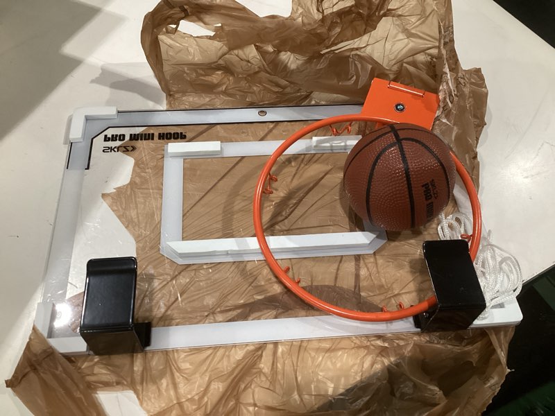 Condition photo showing Good Condition for sklz pro mini indoor basketball hoop - over the door – portable - great for home, dorms, offices, and gifts standard