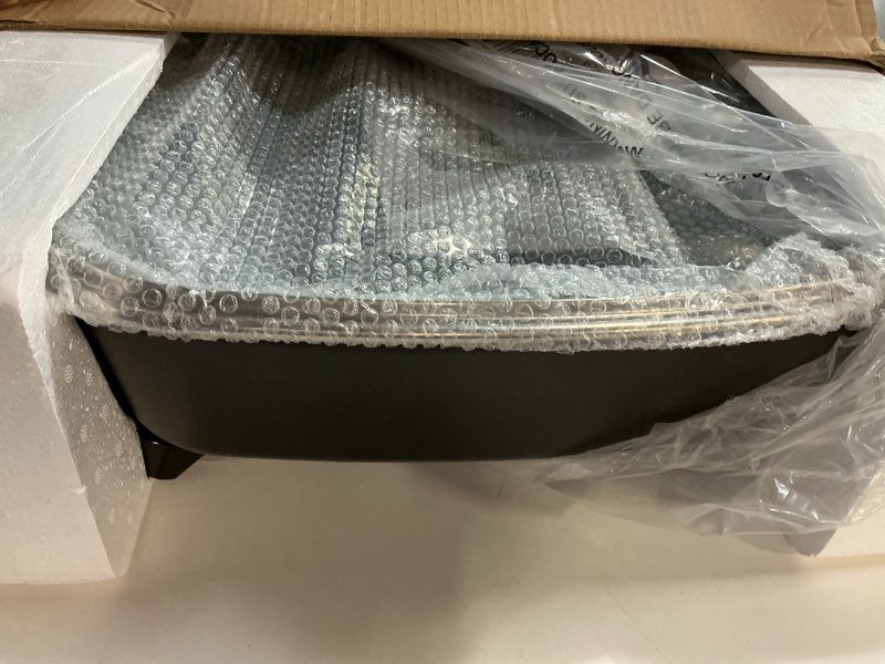 Condition photo showing Good Condition for Elite Gourmet 15" x 12" x 4" Electric Skillet, Xtra Deep Dish, Ceralast™ PFAS Free Ceramic, 1500W Rapid Heat, Tempered Glass Vented Lid, Dishwasher Safe, 12.5 Qt., Black/Gray 12.5Qt