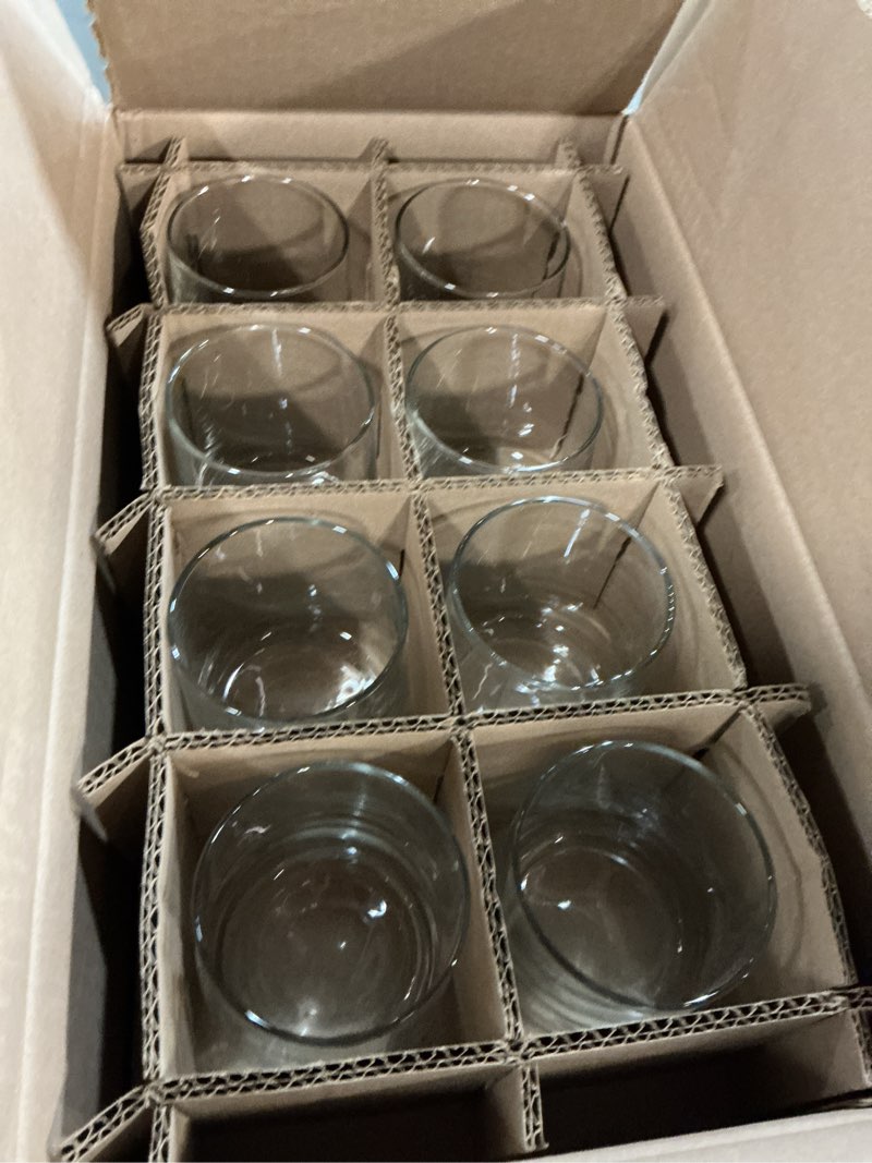 Condition photo showing New/Like New for libbey ascent 16-piece tumbler and rocks glass set